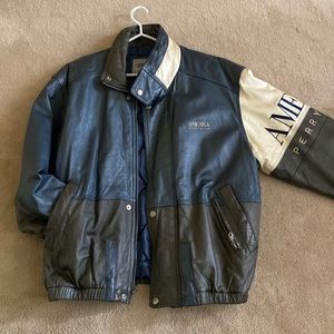 Vintage Perry Ellis bomber jacket